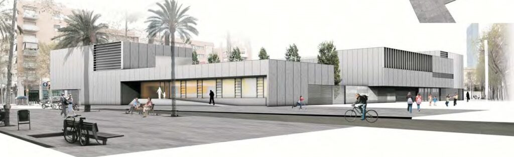 Taula d'arquitectura - Planols vivenda render