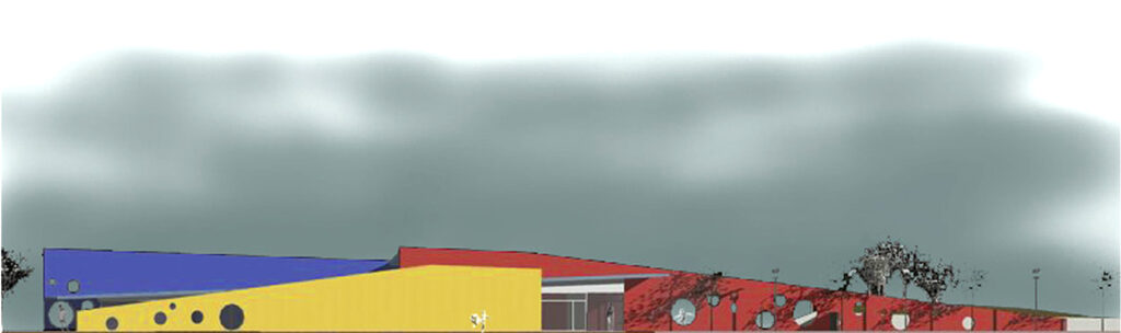 Taula d'arquitectura - Planols vivenda render