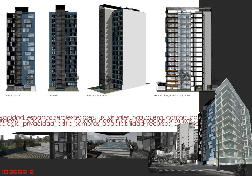 Taula d'arquitectura - Planols vivenda render