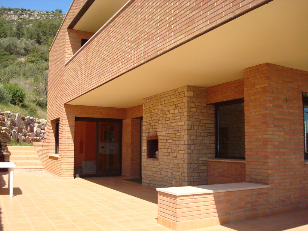 Taula d'arquitectura - façana