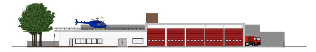 Taula d'arquitectura - Planols vivenda render