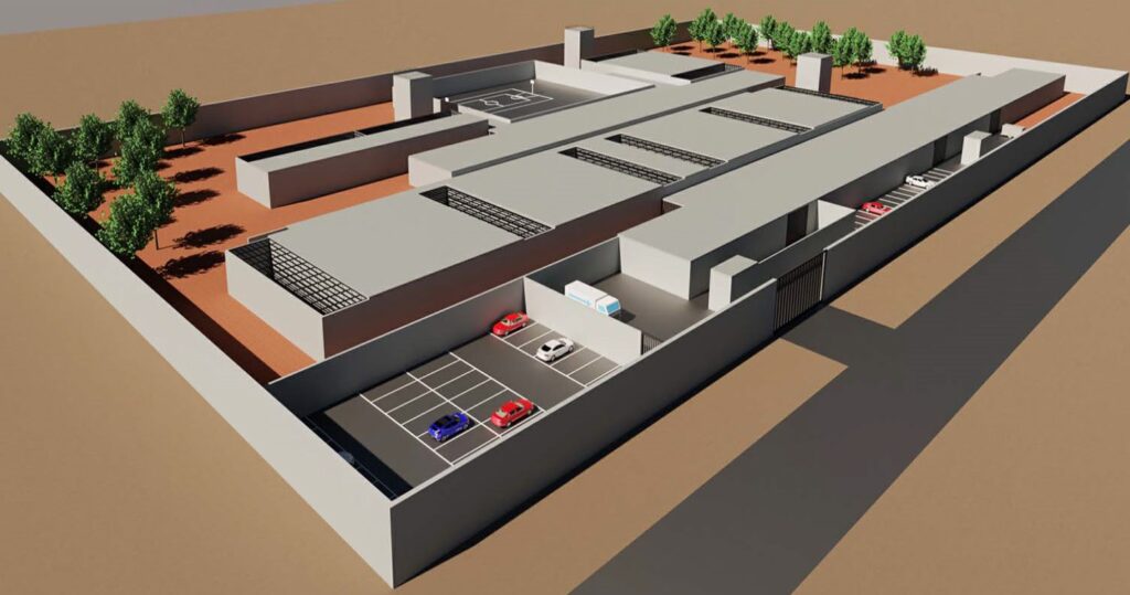 Taula d'arquitectura - Planols vivenda render