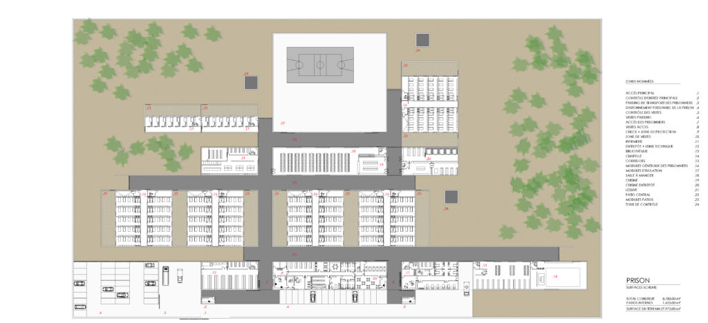 Taula d'arquitectura - Planols vivenda render