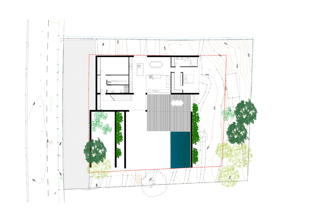 Taula d'arquitectura - Planols vivenda