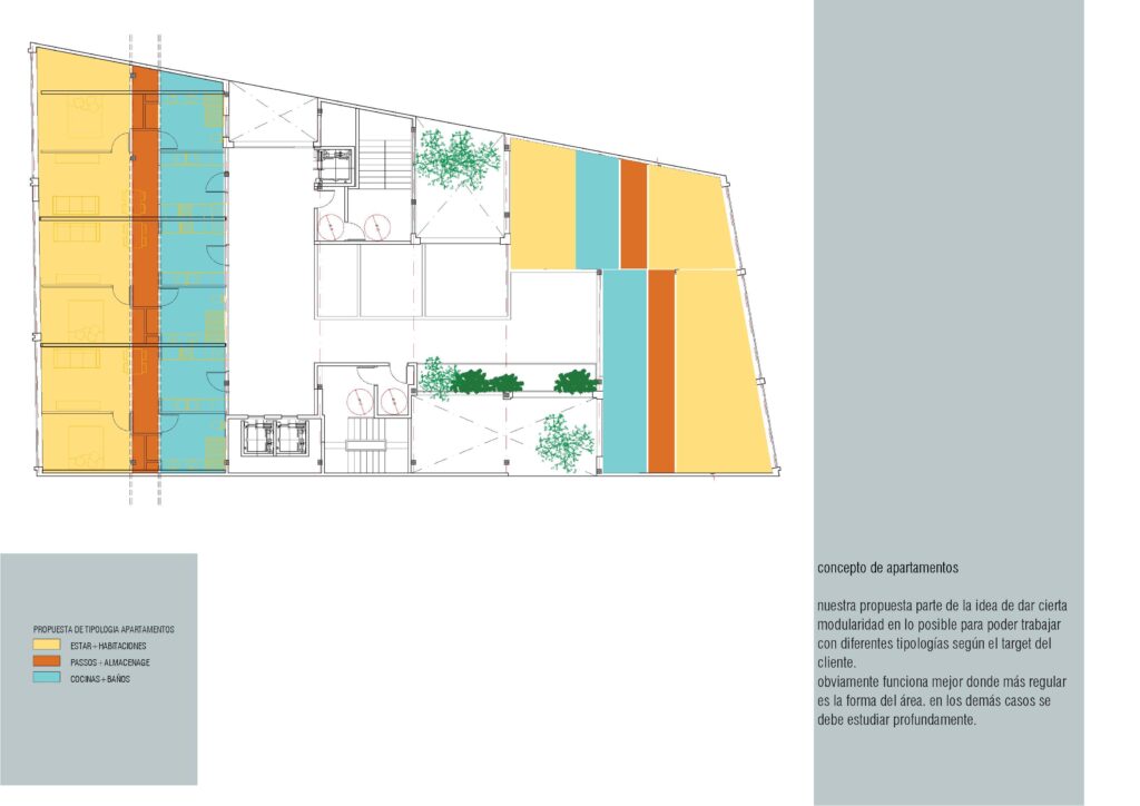 Taula d'arquitectura - Planols vivenda render