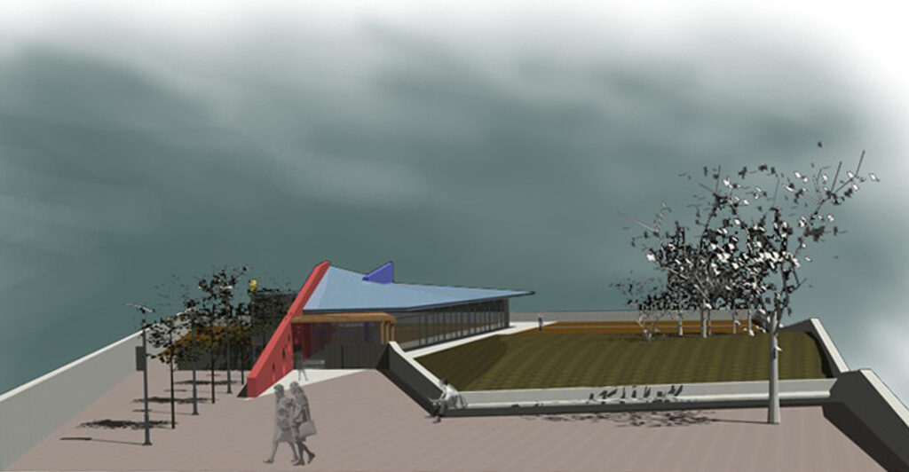 Taula d'arquitectura - Planols vivenda render