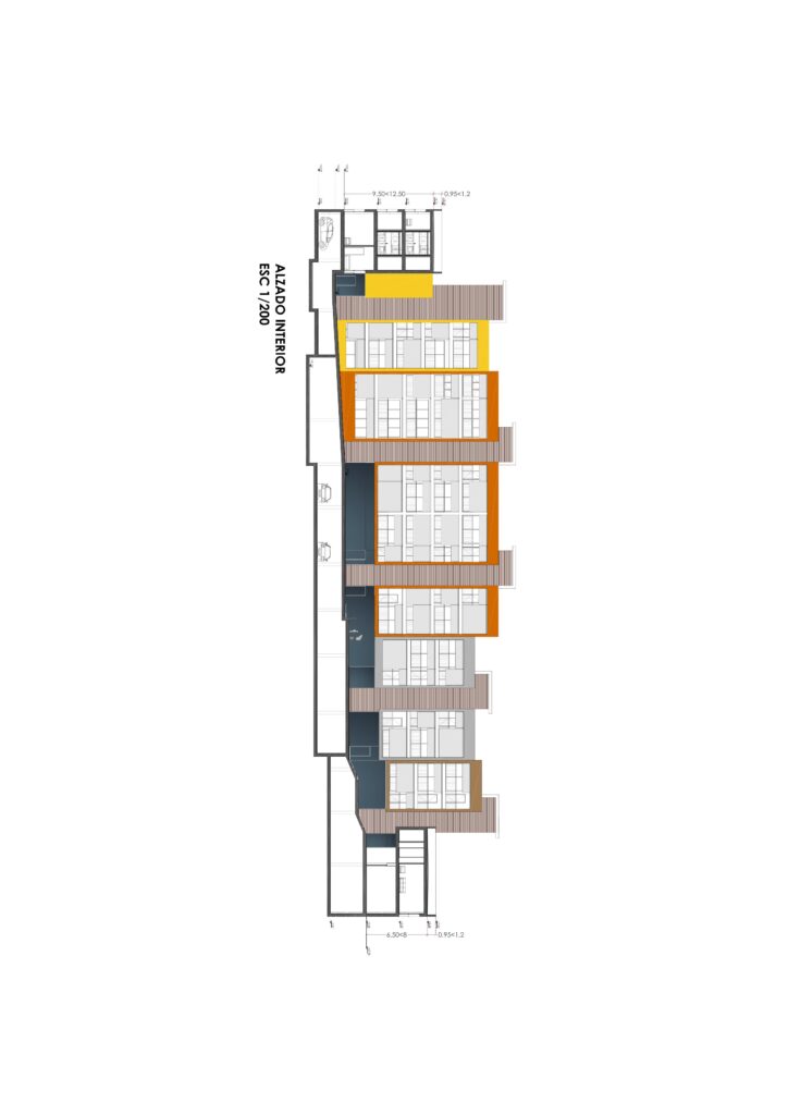 Taula d'arquitectura - Planols vivenda render