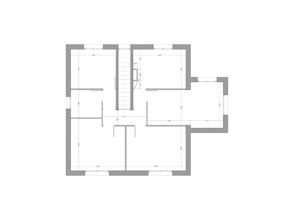 Taula d'arquitectura - Proyecto plano fachada