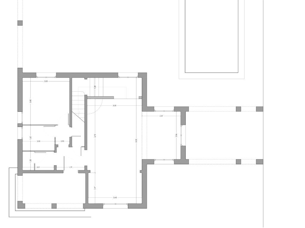 Taula d'arquitectura - Proyecto plano fachada