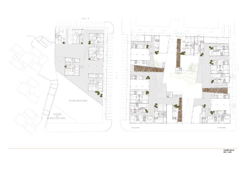 Taula d'arquitectura - Planols vivenda