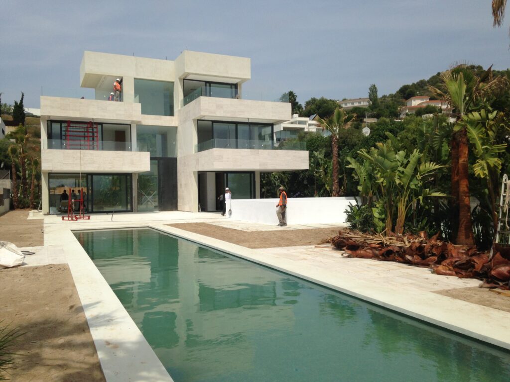 Taula d'arquitectura - Projecte casa piscina