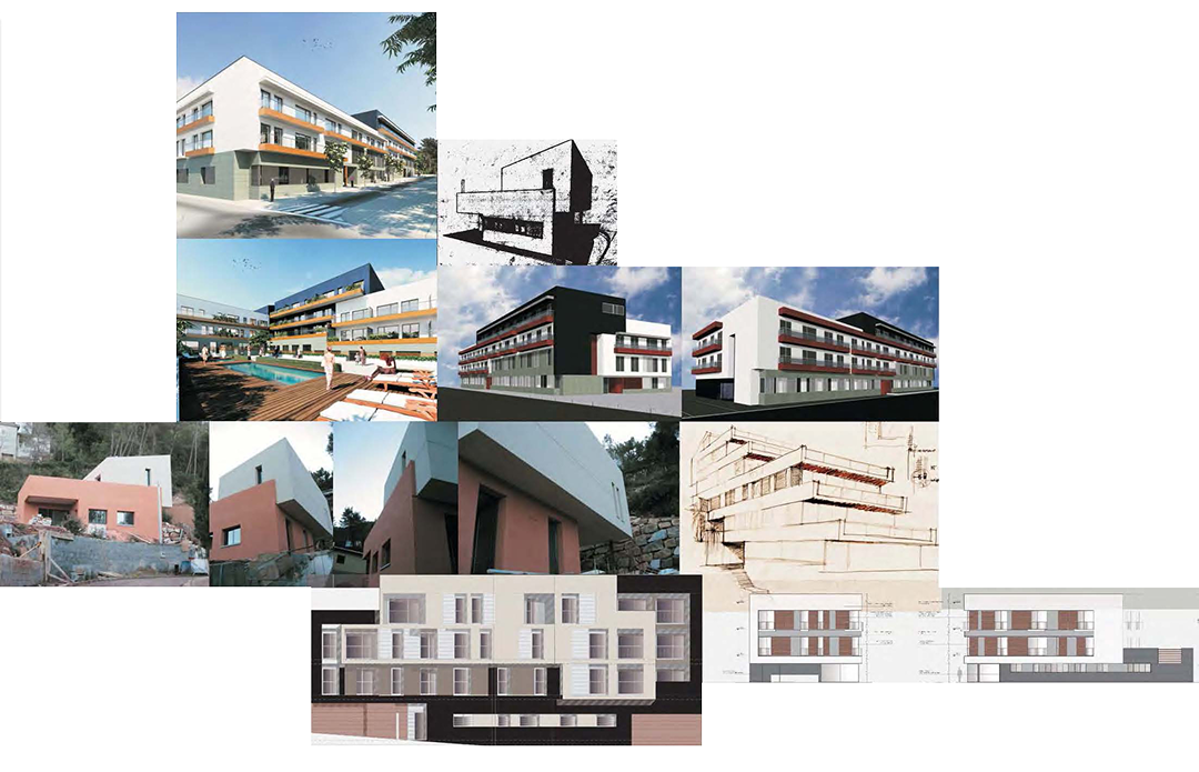 Taula d'arquitectura - colage de imagenes