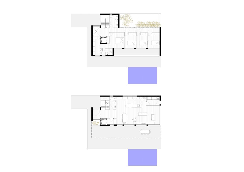 Taula d'arquitectura - Planols vivenda