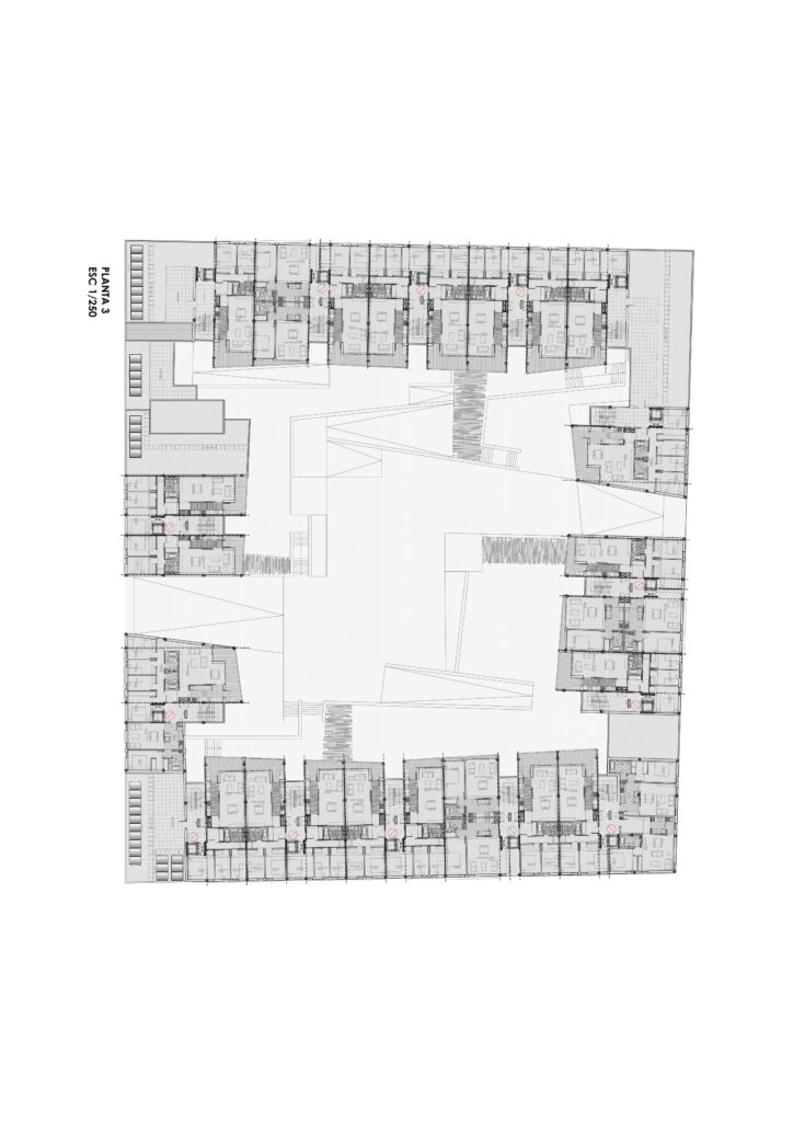 Taula d'arquitectura - Planols vivenda