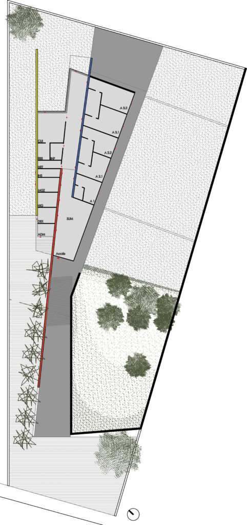 Taula d'arquitectura - Planols vivenda render