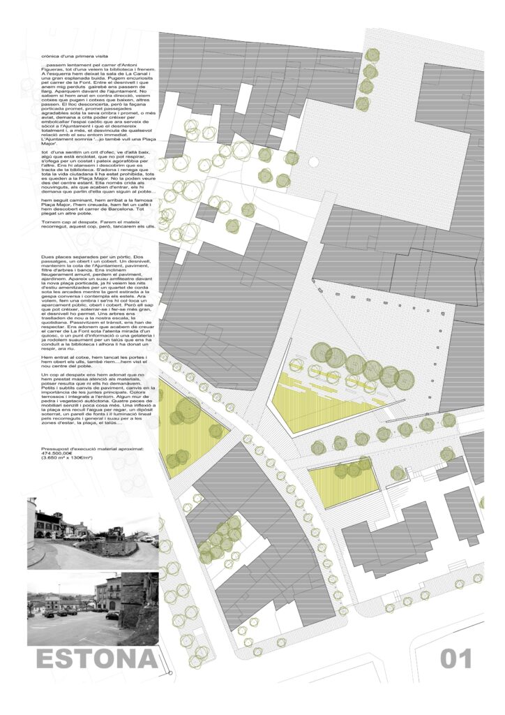 Taula d'arquitectura - Planols vivenda