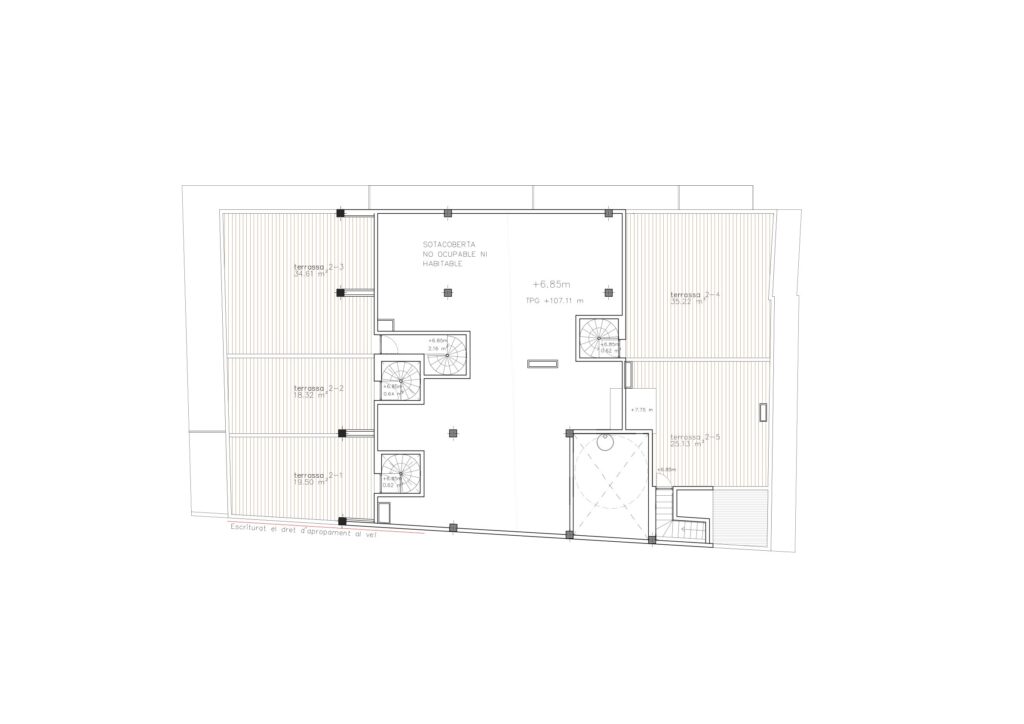 Taula d'arquitectura - Planols vivenda