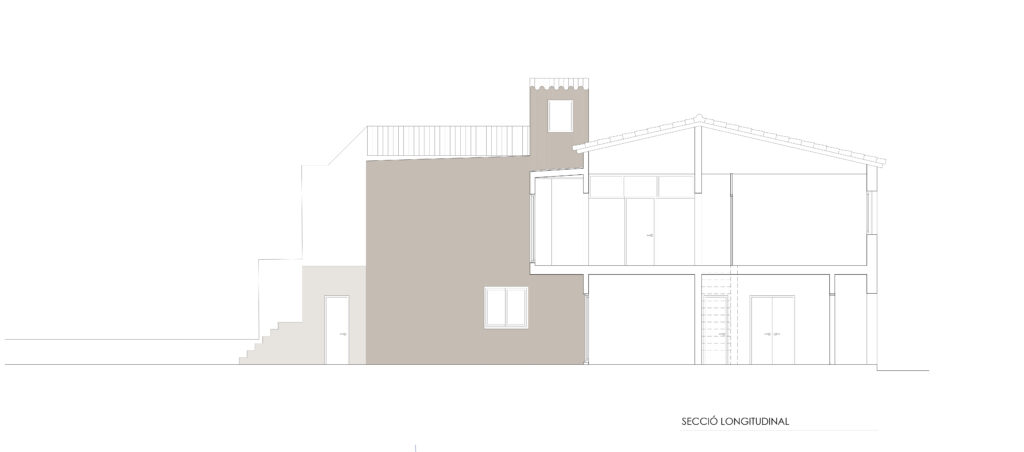 Taula d'arquitectura - Proyecto plano fachada