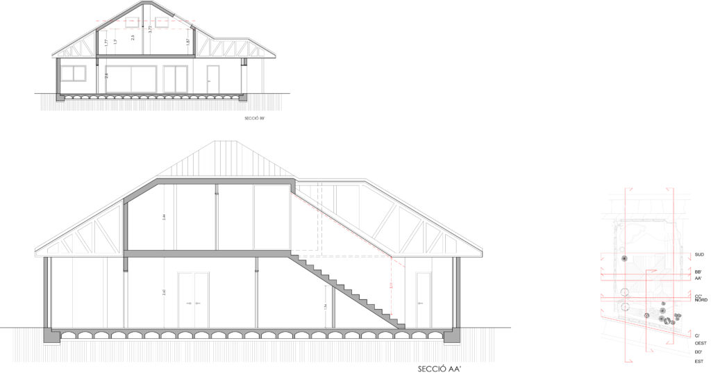 Taula d'arquitectura - Proyecto plano fachada