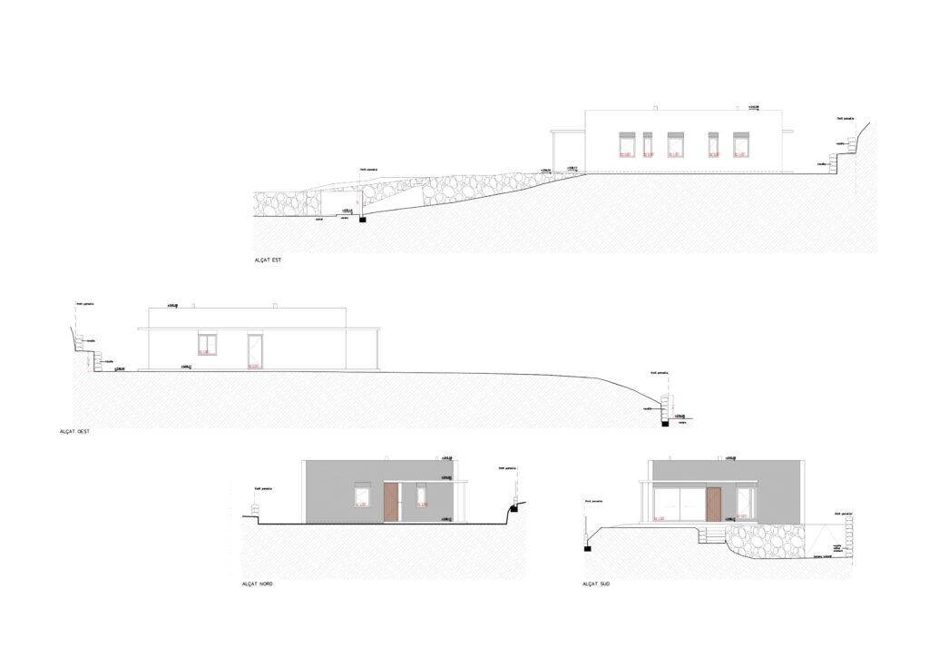 Taula d'arquitectura - Planols vivenda