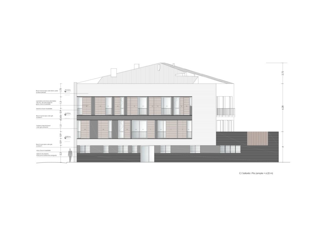 Taula d'arquitectura - Planols vivenda