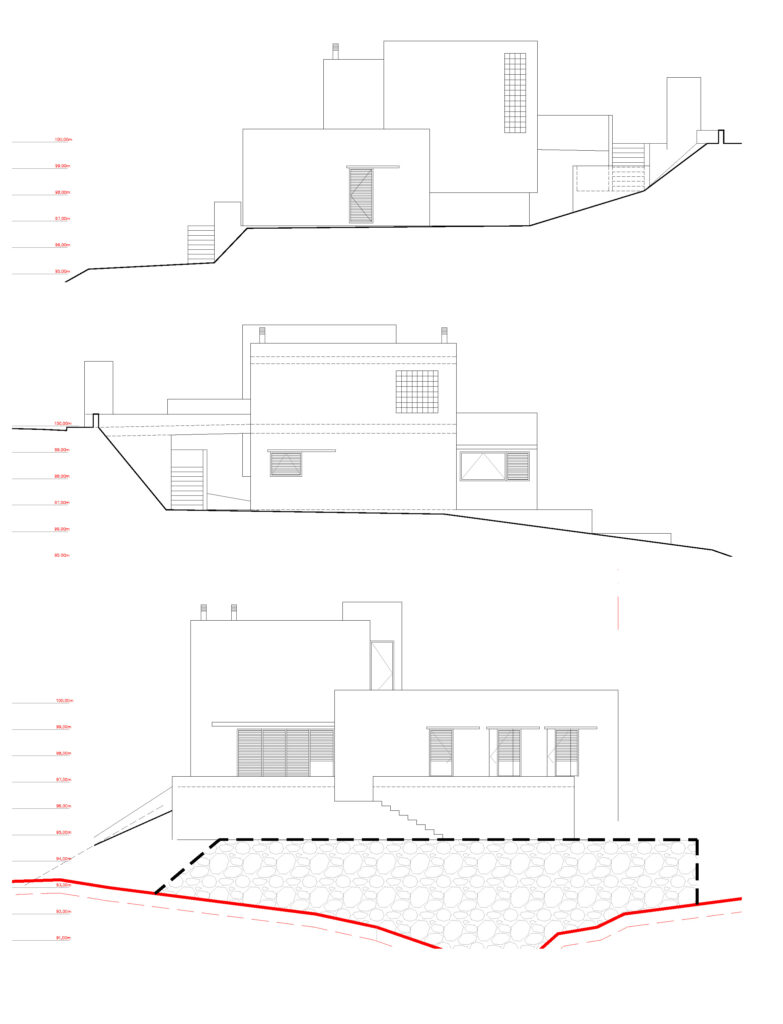 Taula d'arquitectura - Planols vivenda