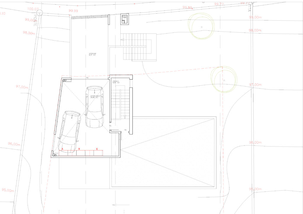 Taula d'arquitectura - Planols vivenda