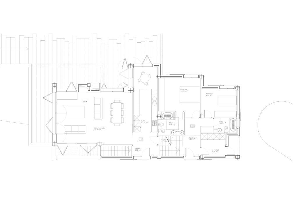Taula d'arquitectura - Planols vivenda