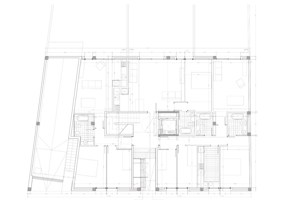 Taula d'arquitectura - Planols vivenda