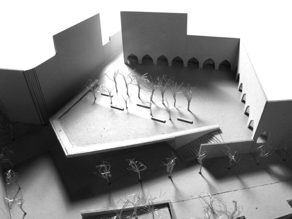 Taula d'arquitectura - Planols vivenda render