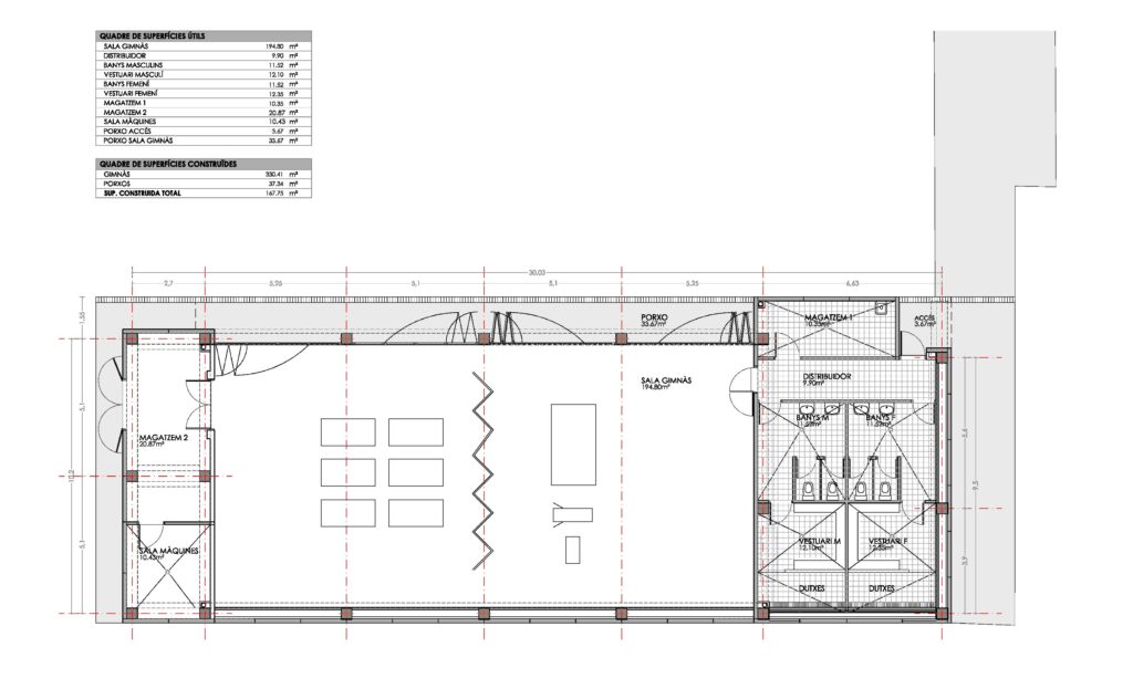 Taula d'arquitectura - Planols vivenda