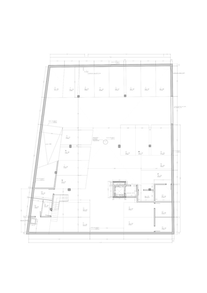 Taula d'arquitectura - Planols vivenda